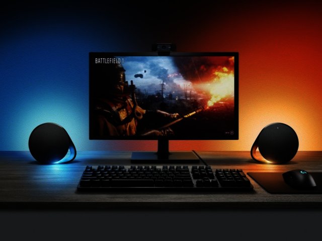 Logitech speakers led sale